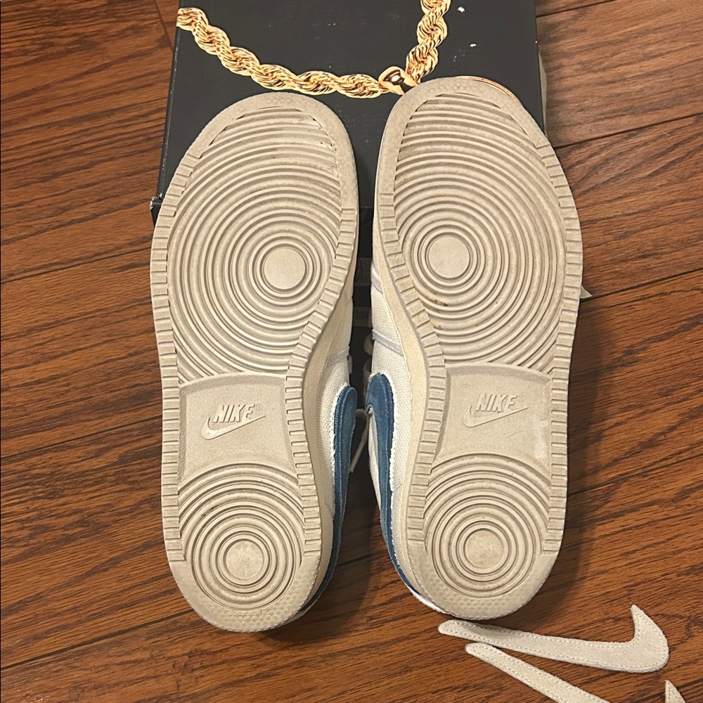 Nike Air Jordan White Sneakers. AJKO with exchangeable swooshes. Stock X verifie - Picture 5 of 6